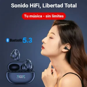 Auriculares Bluetooth 5.3 Tipo Clip