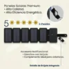 Cargador Solar Portátil de 5 Placas Plegable 5V 2.1A USB
