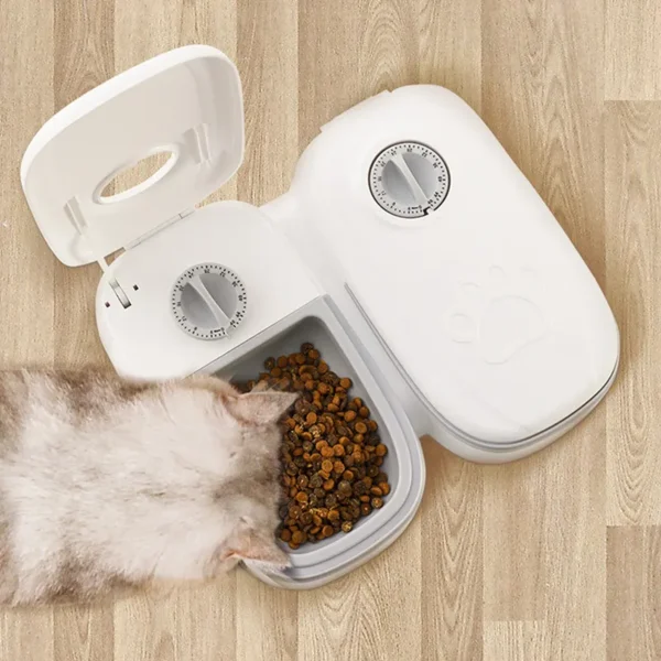 Comedero Automático Inteligente para Mascotas con Temporizador 48h Comedero Automático Inteligente para Mascotas con Temporizador 48h