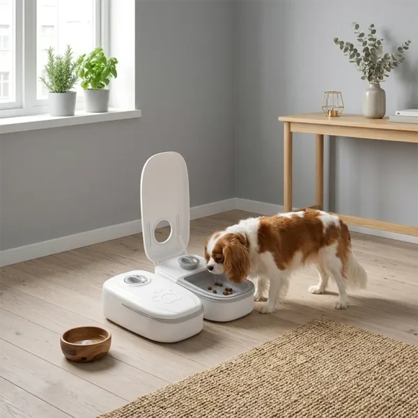 Comedero Automático Inteligente para Mascotas con Temporizador 48h Comedero Automático Inteligente para Mascotas con Temporizador 48h