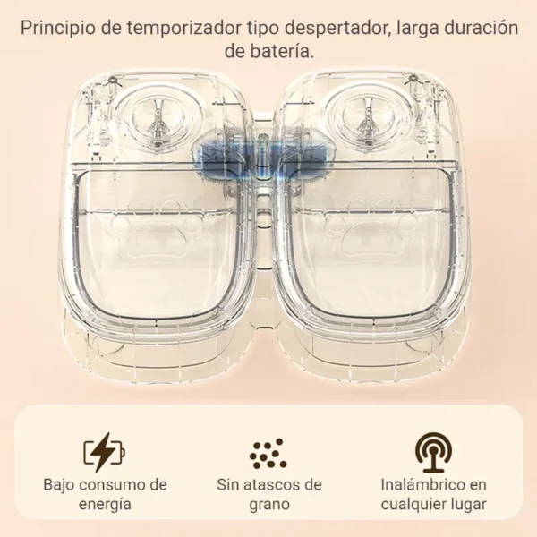 Comedero Automático Inteligente para Mascotas con Temporizador 48h Comedero Automático Inteligente para Mascotas con Temporizador 48h