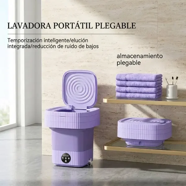 Mini Lavadora Portátil Plegable de 10L Para Viajes Mini Lavadora Portátil Plegable de 10L Para Viajes