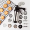 Máquina Prensa para Galletas de Acero Inoxidable con 21 Accesorios